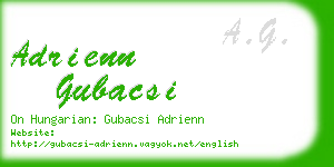 adrienn gubacsi business card